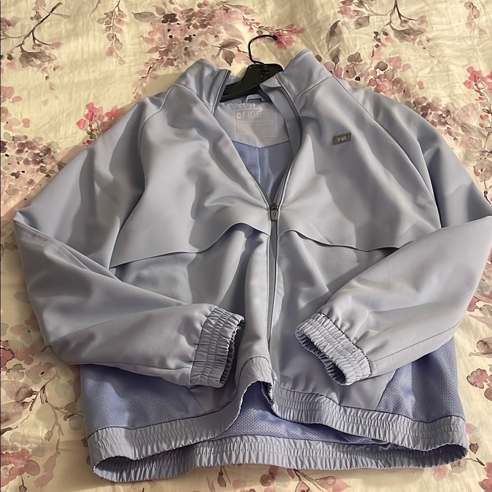 Figs Scrub Jacket Casual Lightweight